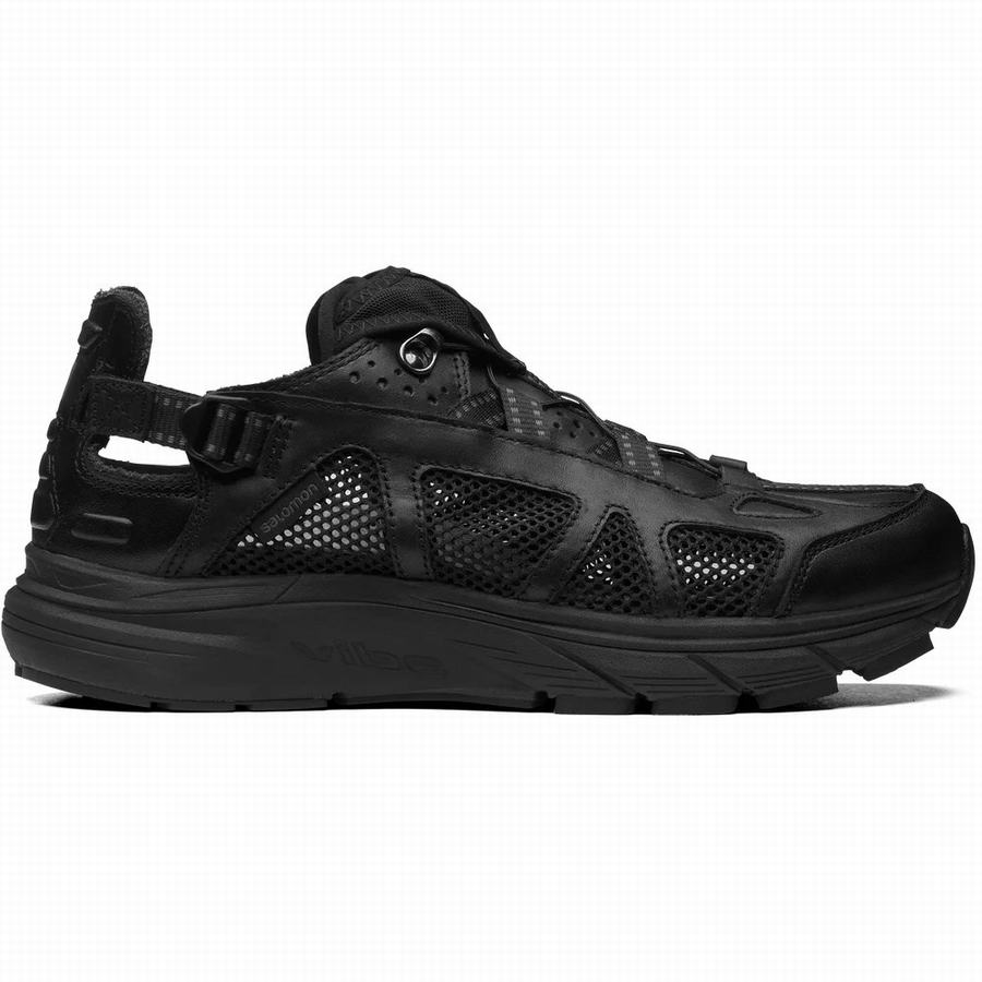 Salomon Techsonic Leather Advanced Férfi Futócipő Fekete (EHO5830UR)
